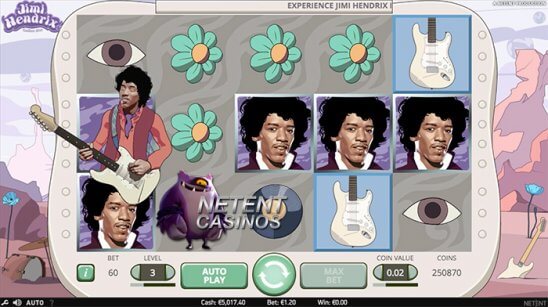 Jimi-Hendrix-gameplay | Slotgurus